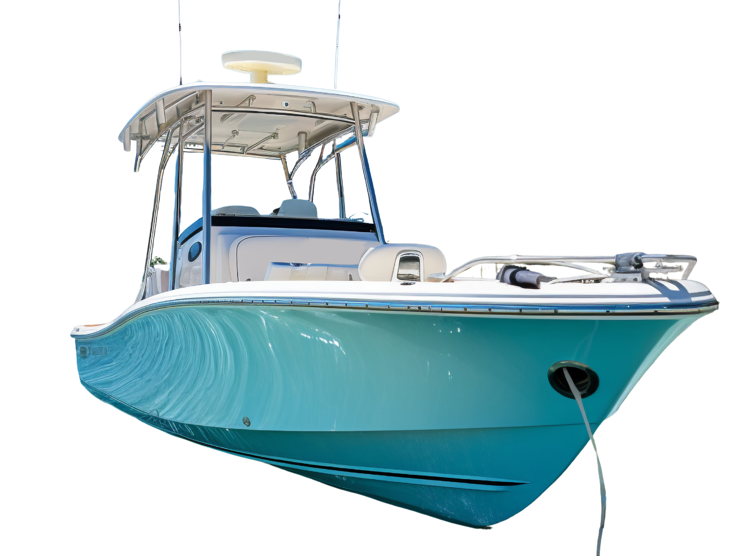 Devocean speedboat on Mauritius east coast